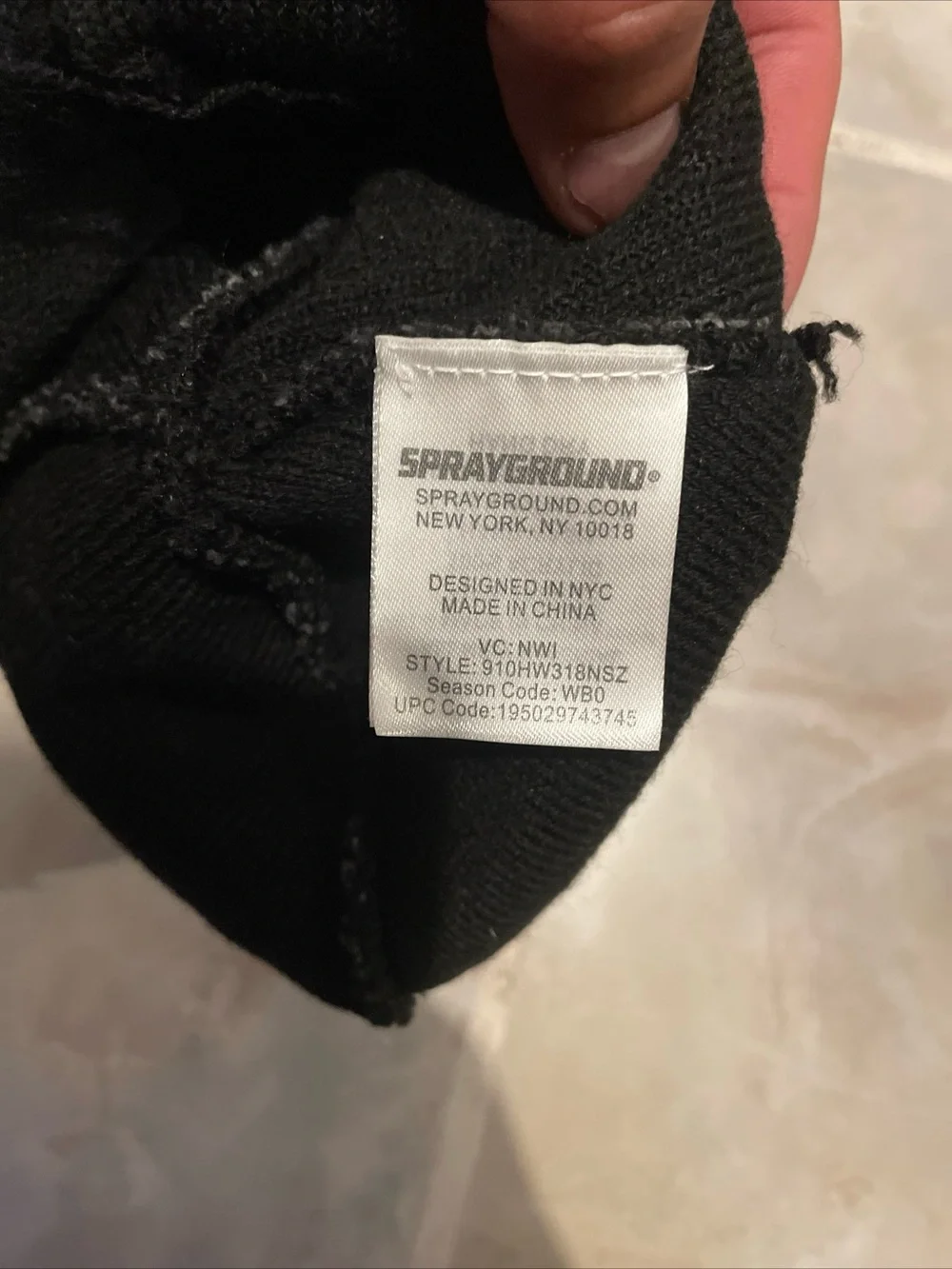 Sprayground Ski Mask Balaclava Camo Monogram Checkered Hooligan Black Grey